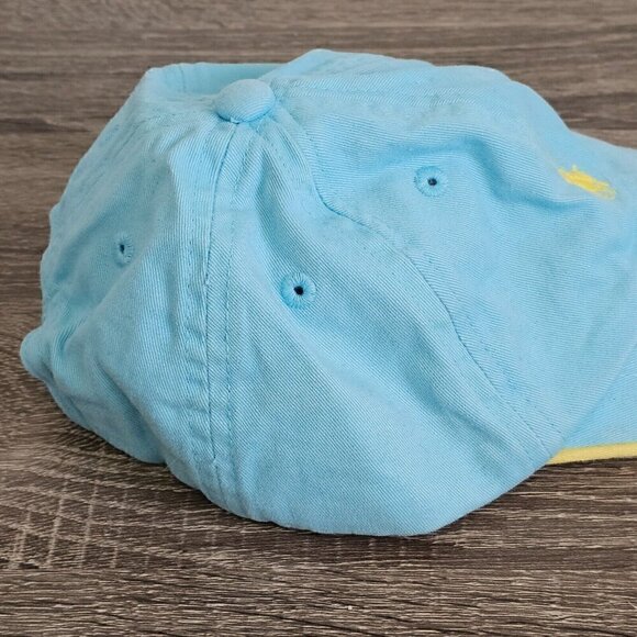 Ralph Lauren Hat Cap Infant Elastic Back Baseball Logo Kids Children Blue Yellow - Picture 5 of 12